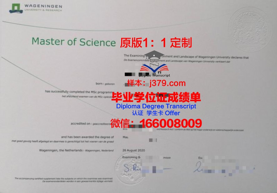 西亚院校毕业证明与成绩单汇总