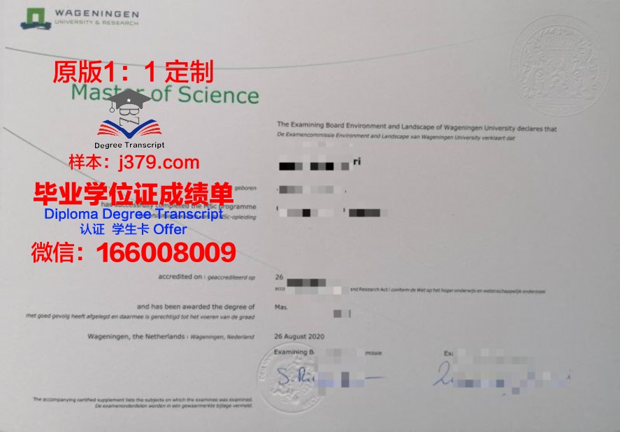 海狮国际毕业证样式高清欣赏