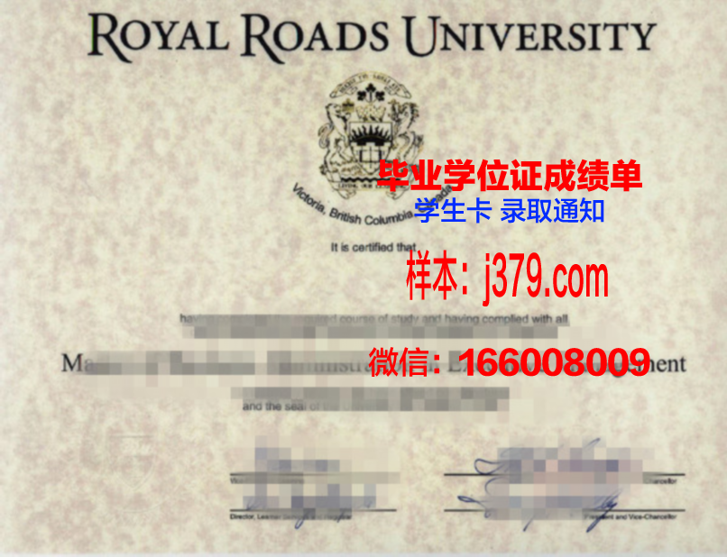 UFRJ学位证书样式展示