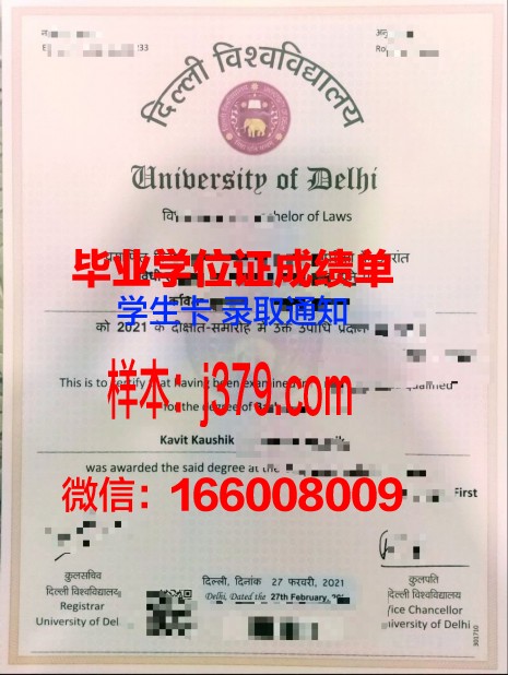 德里大学专业文凭