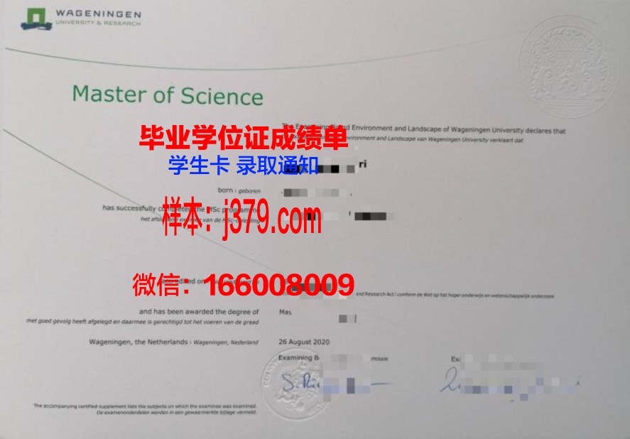 麦克拉克伦学院毕业证图片