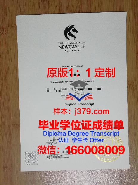 纽卡斯尔大学毕业证书样式一览