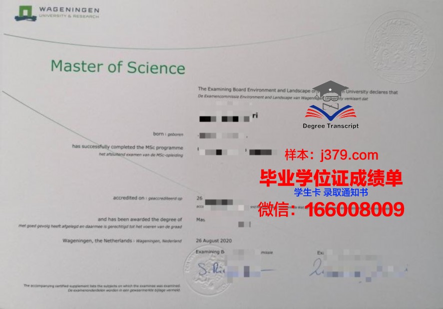 麦当娜大学毕业证成绩单