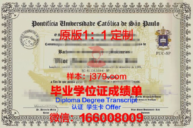 巴西坎皮纳斯大学毕业证Diploma文凭