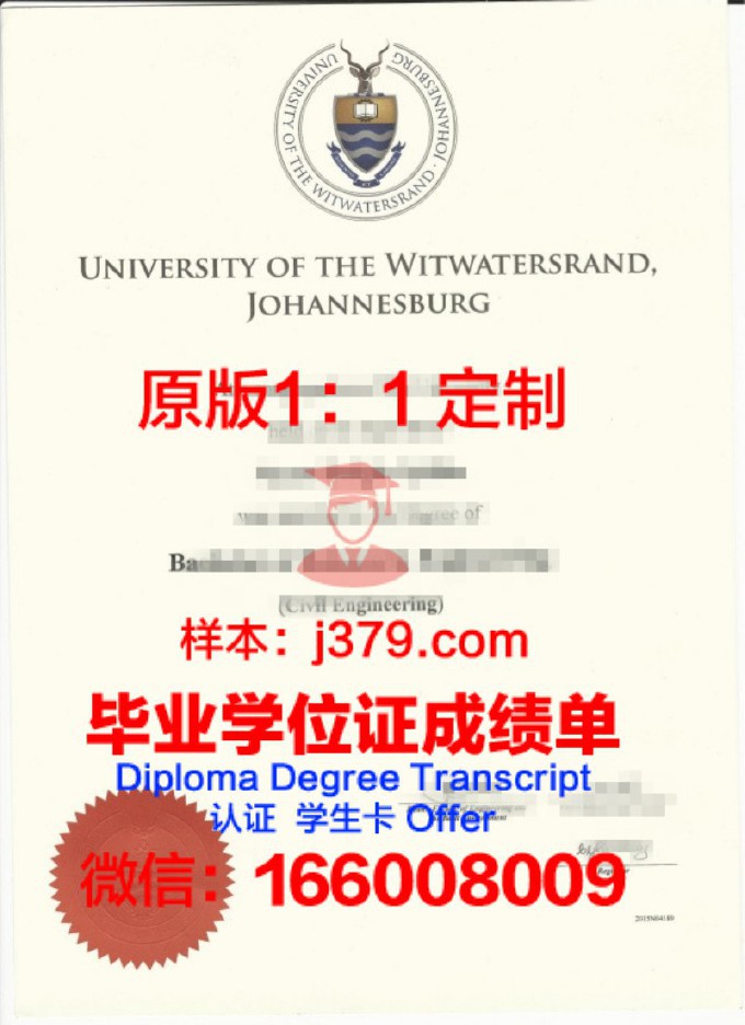 南非大学毕业证(南非大学毕业证书样本)